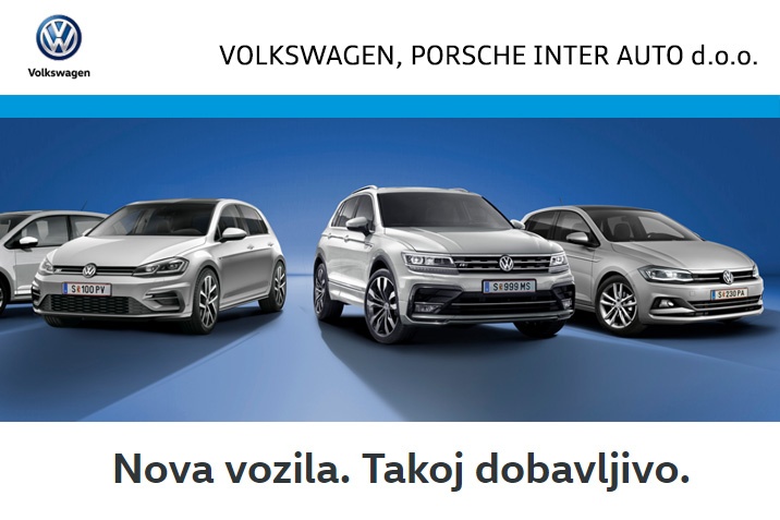 Volkswagen - Nova vozila. Takoj dobavljivo.